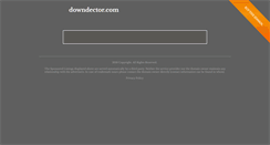 Desktop Screenshot of downdector.com